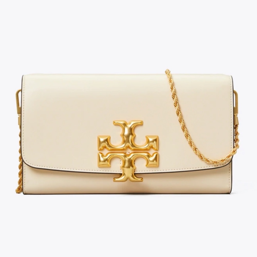 Tory Burch Eleanor Clutch in New Cream